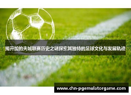 揭开加的夫城联赛历史之谜探索其独特的足球文化与发展轨迹 揭开加的夫城联赛历史之谜探索其独特的足球文化与发展轨迹